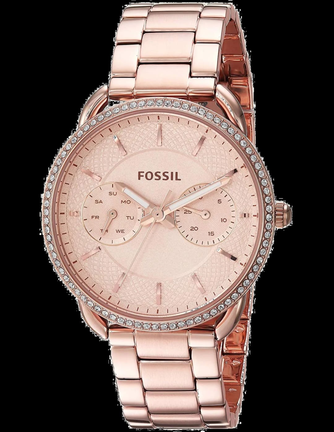 Fossil Montre Femme Fossil ES4264 Tailor en Acier Doré Rose