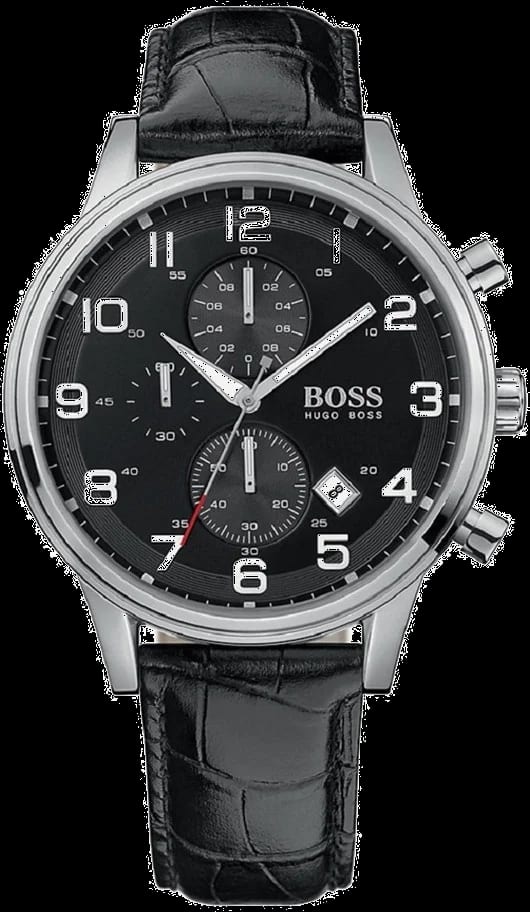 Hugo Boss Montre Hugo Boss 1512448 avec Bracelet en Cuir Noir