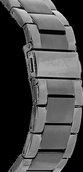 Montre Armani Exchange AX2135 homme verso boîtier gris