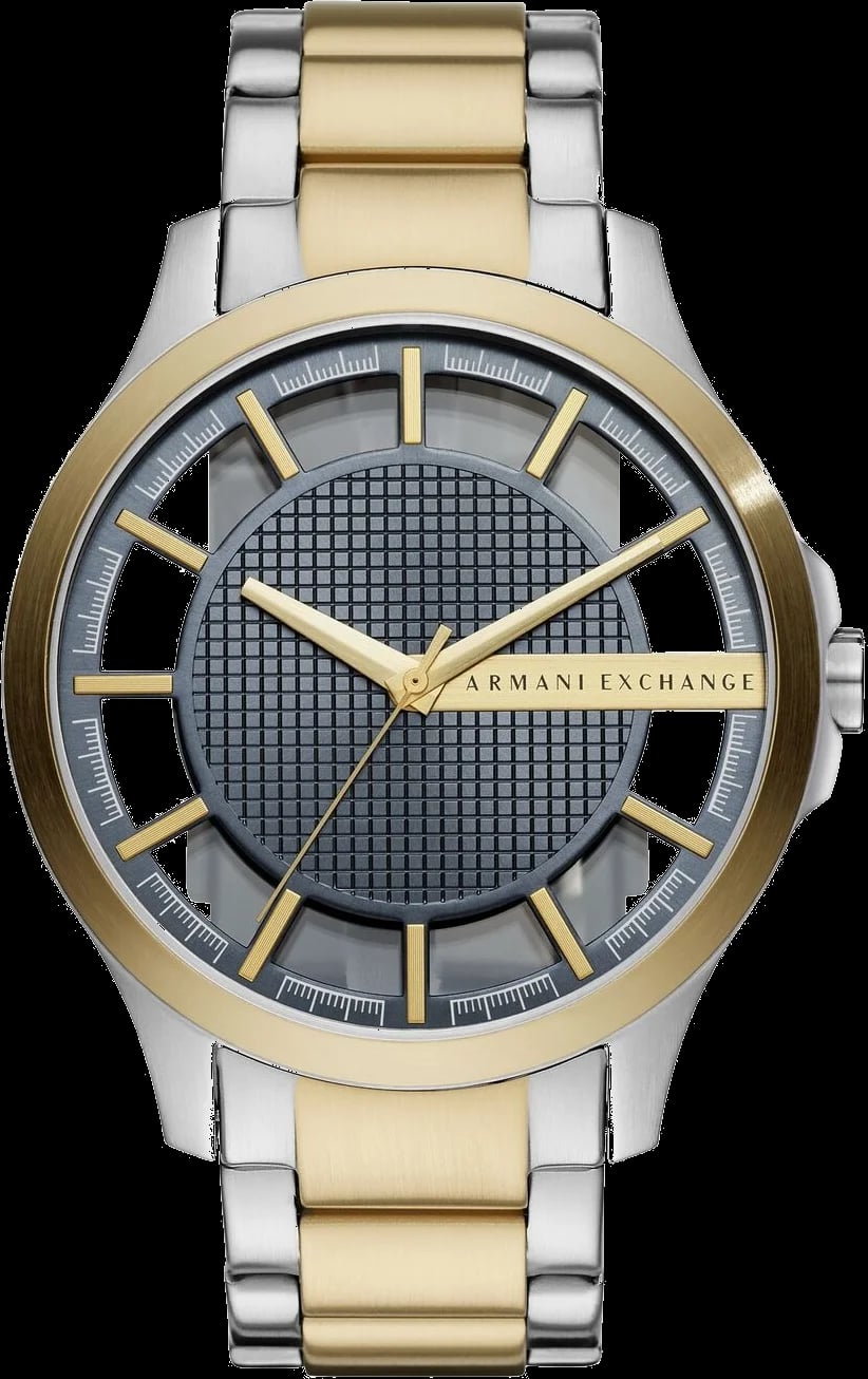 Montre Armani Exchange AX2403 homme cadran bleu bracelet acier inoxydable