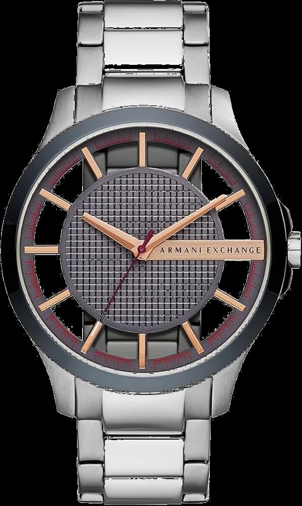 Montre Armani Exchange AX2405 homme cadran bleu bracelet acier inoxydable