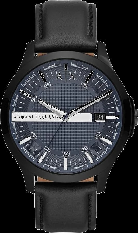Montre Armani Exchange AX2411 homme cadran bleu bracelet acier inoxydable