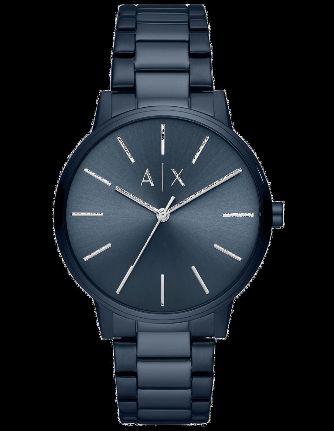 Montre Armani Exchange AX2702 homme cadran bleu bracelet acier inoxydable
