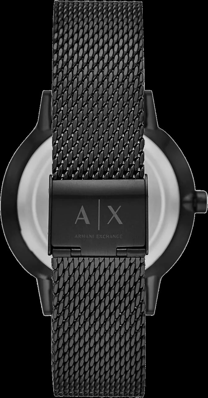 Montre Armani Exchange AX2716 homme détail cadran noir