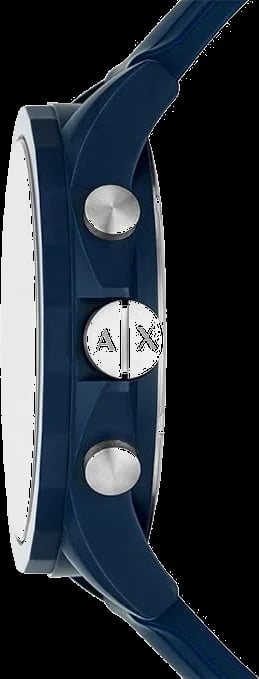 Montre Armani Exchange AX7128 homme détail cadran bleu