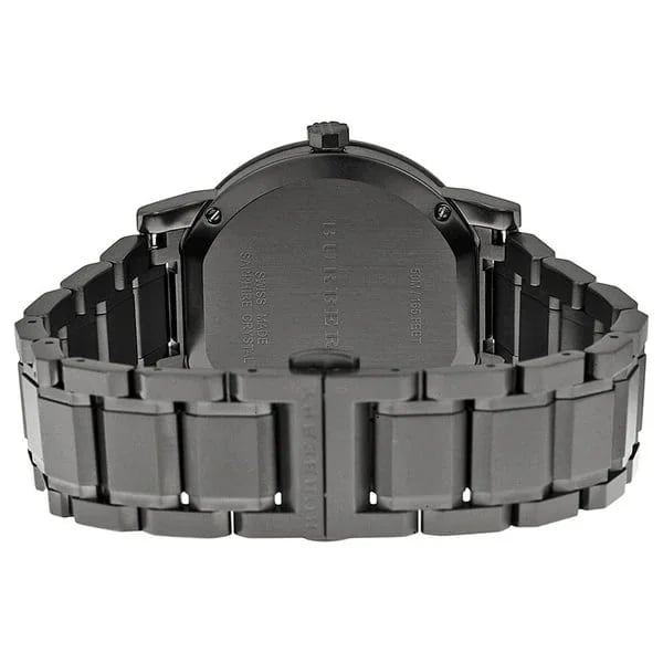 Montre Burberry BU9007 homme détail cadran gris