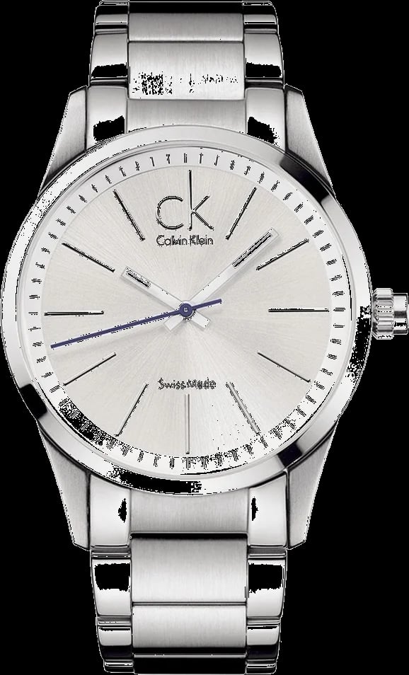 Montre Calvin Klein K2241120 homme cadran argent bracelet acier inoxydable