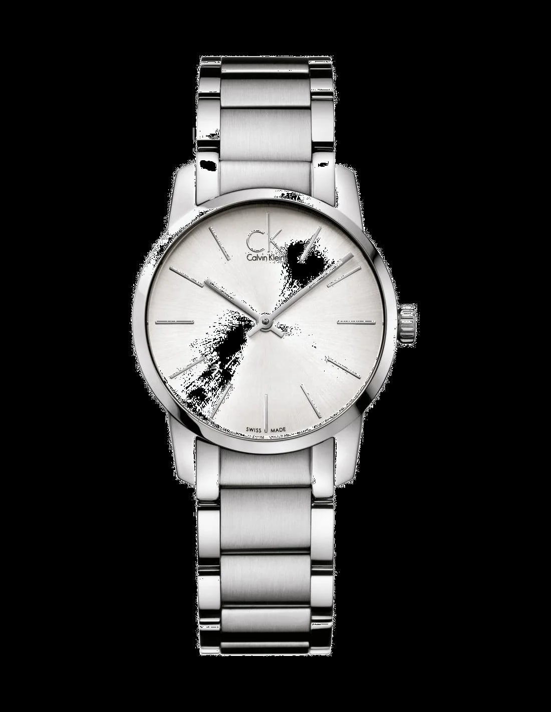Montre Calvin Klein K2G23126 femme cadran argent bracelet acier inoxydable