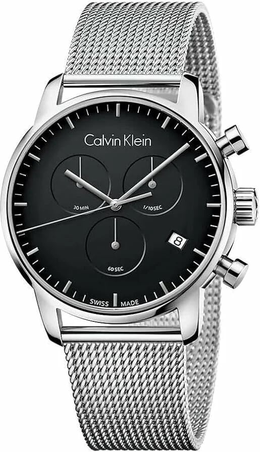 Montre Calvin Klein K2G27121 homme cadran noir bracelet acier inoxydable