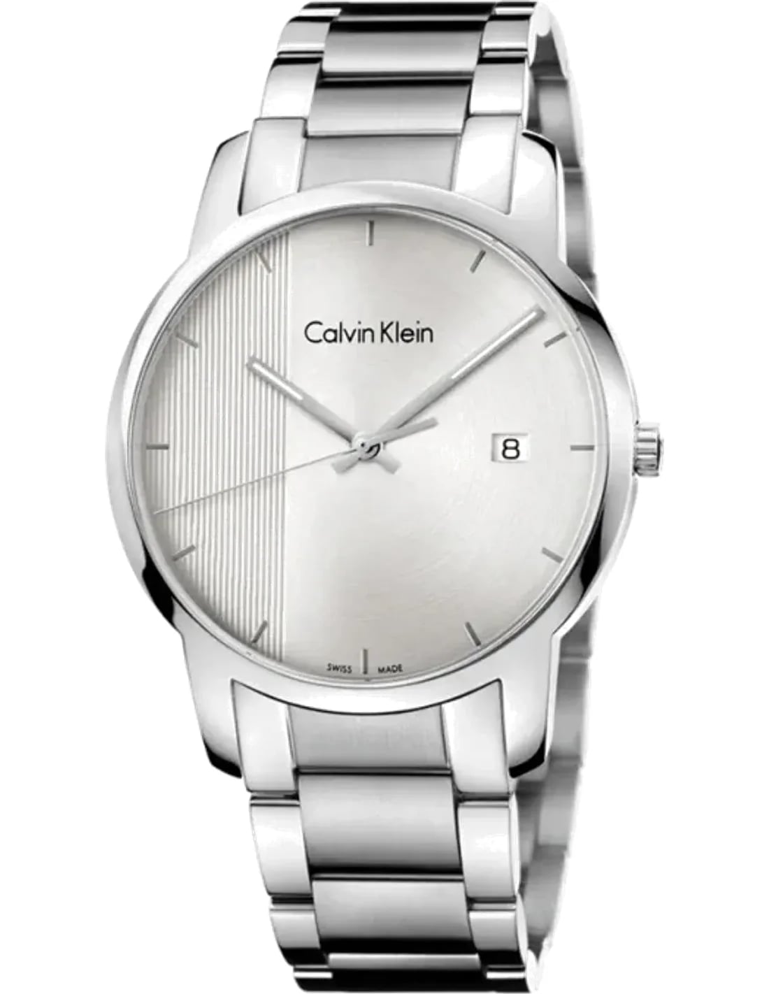 Montre Calvin Klein K2G2G14X homme cadran argent bracelet acier inoxydable