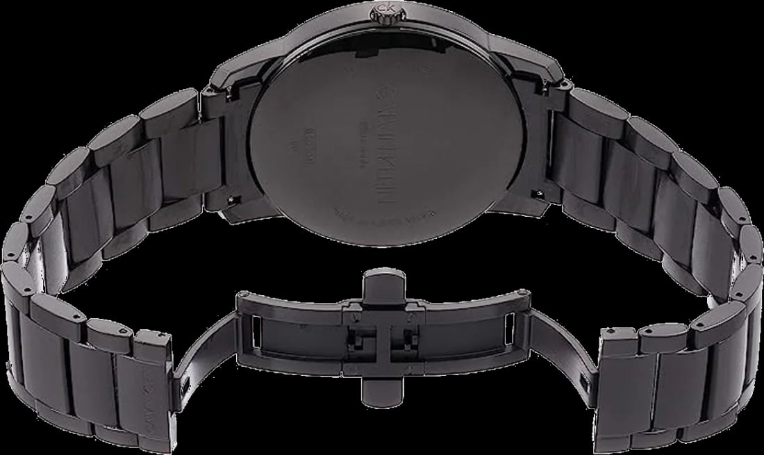 Montre Calvin Klein K2G2G4B1 homme détail cadran noir