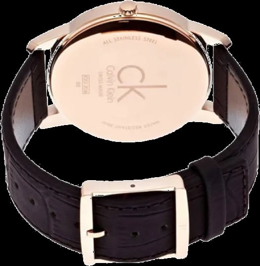 Montre Calvin Klein K2G2G6G3 homme détail cadran noir
