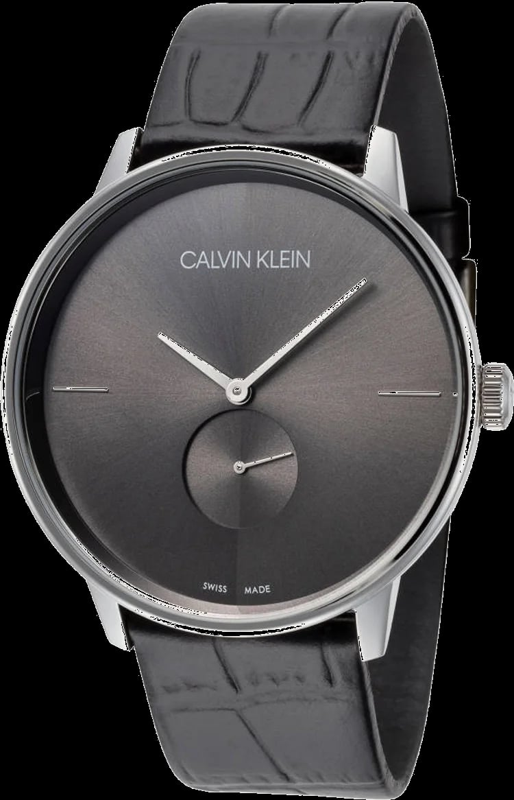 Montre Calvin Klein K2Y211C3 homme cadran noir bracelet cuir
