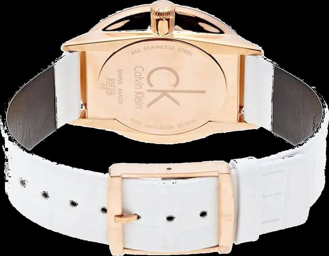 Montre Calvin Klein K2Y216K6 femme détail cadran argent