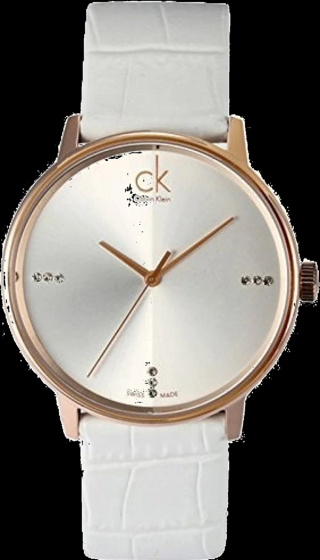 Montre Calvin Klein K2Y2X6KW homme cadran argent bracelet cuir