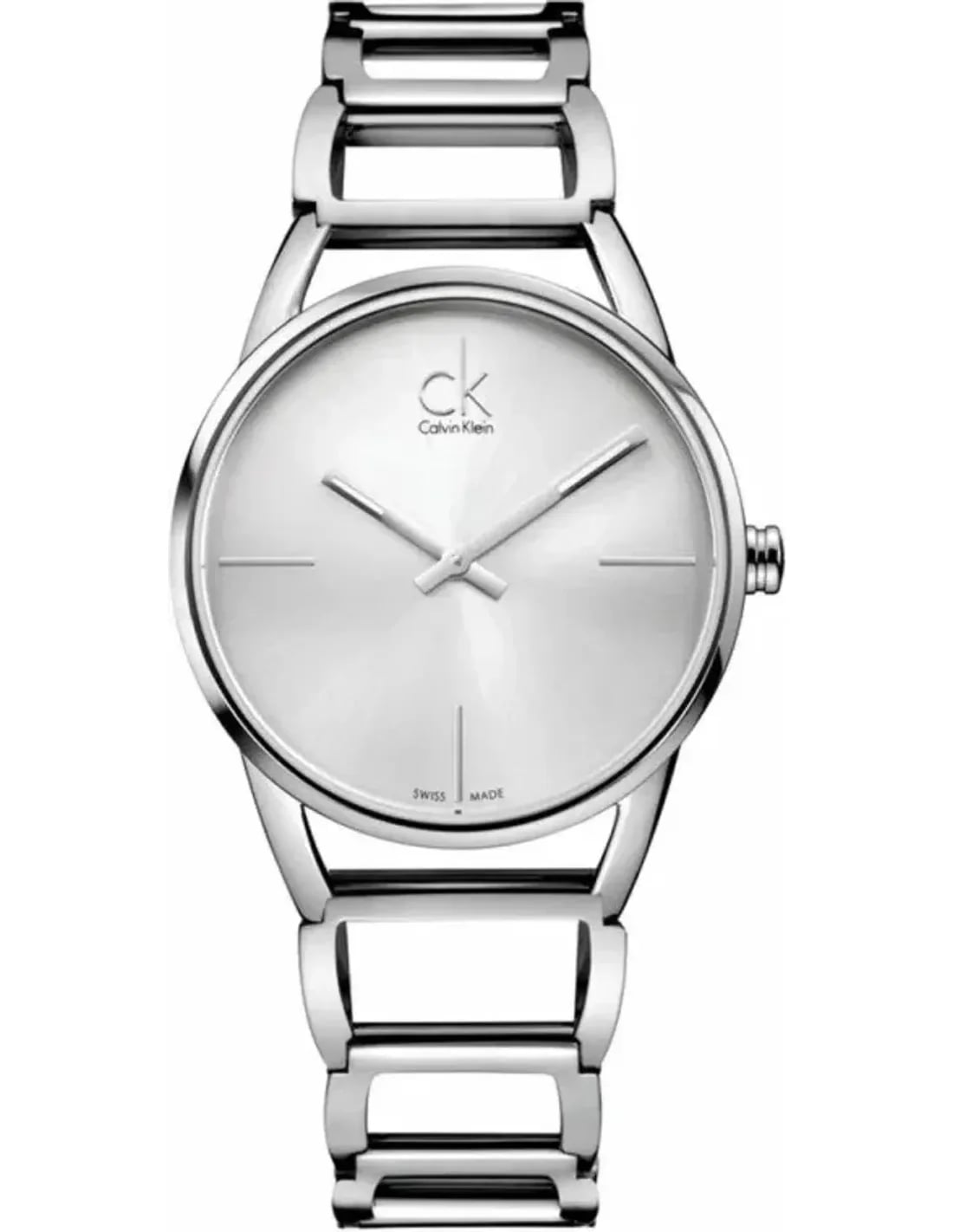 Montre Calvin Klein K3G23126 femme cadran argent bracelet acier inoxydable