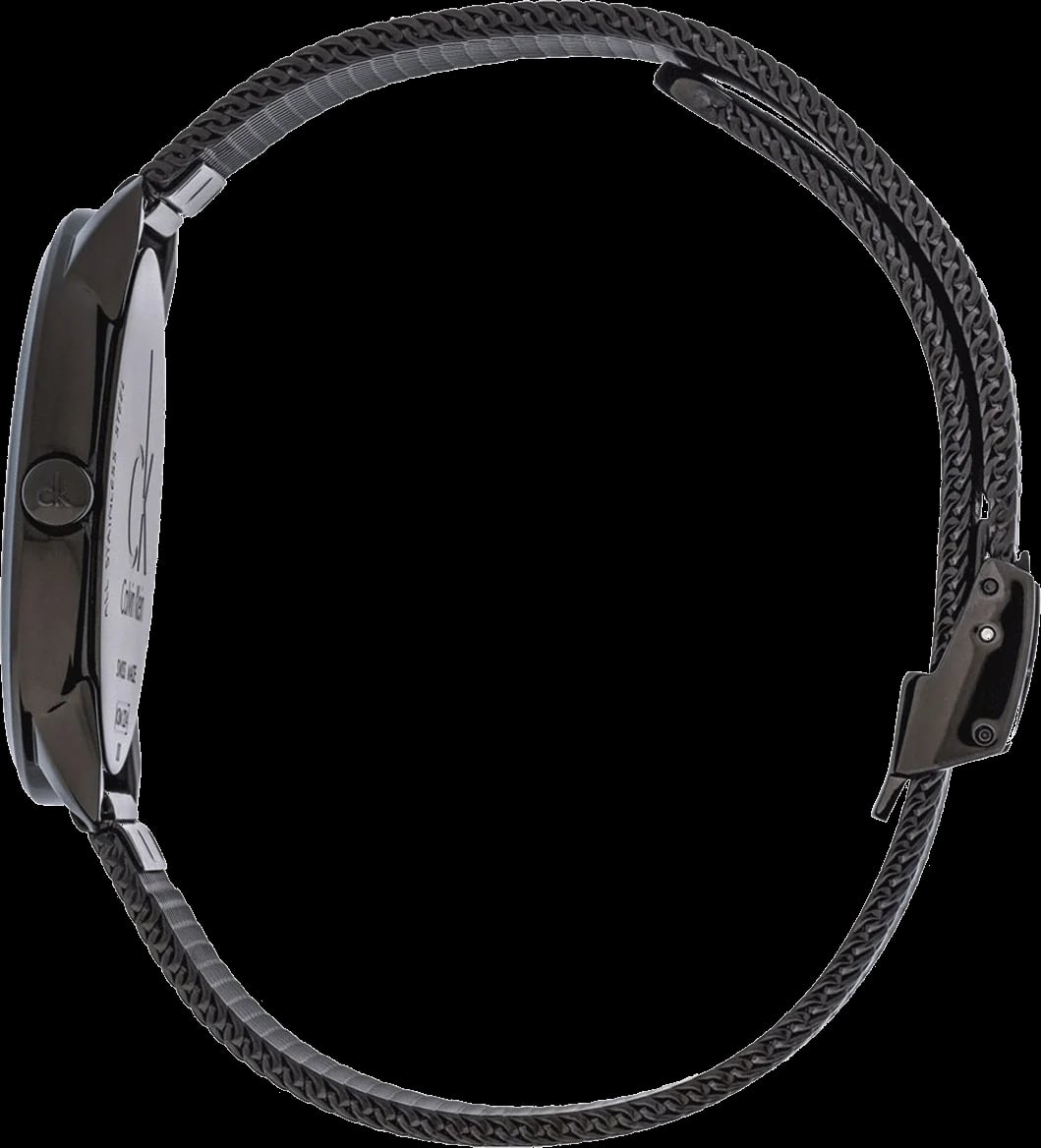Montre Calvin Klein K3M214X1 homme détail cadran noir