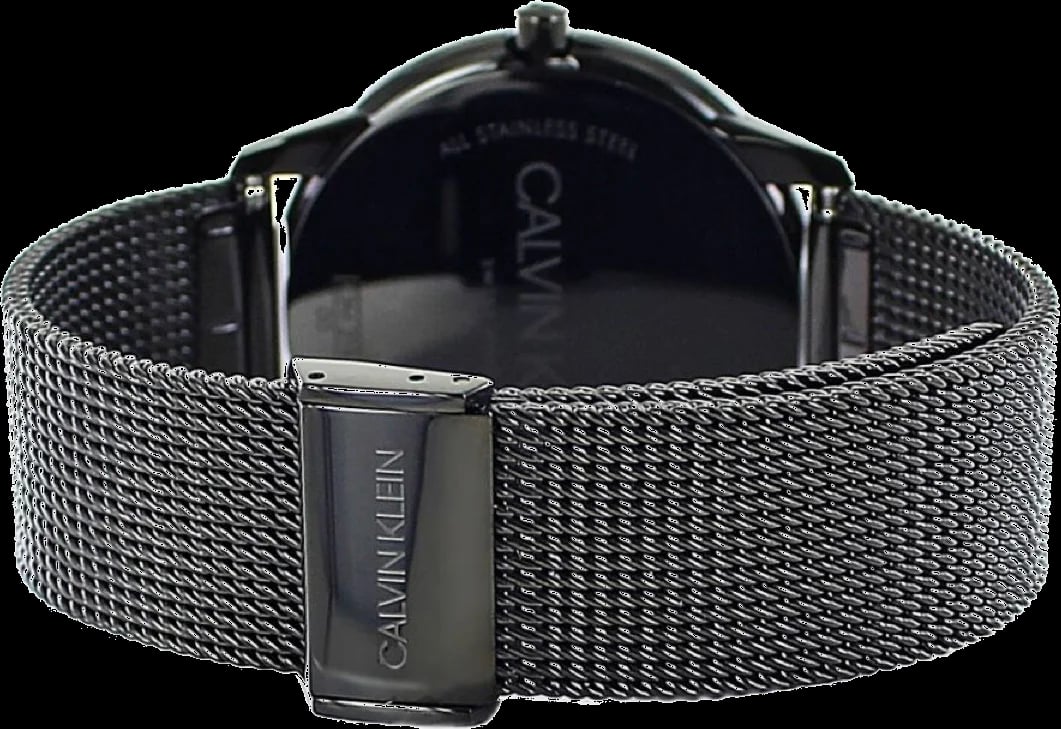 Montre Calvin Klein K3M214X1 homme verso boîtier noir