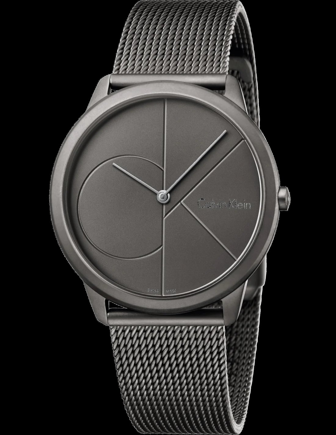 Montre Calvin Klein K3M517P4 avec cadran gris soleillé et finitions épurées