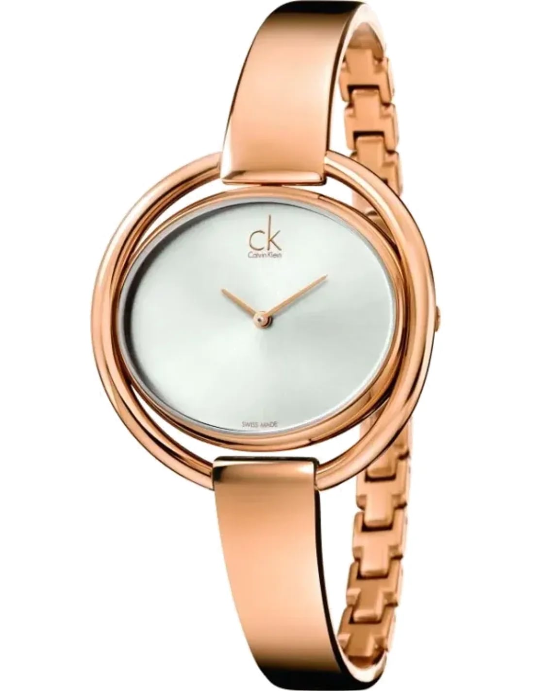 Montre Calvin Klein K4F2N616 femme cadran argent bracelet acier inoxydable