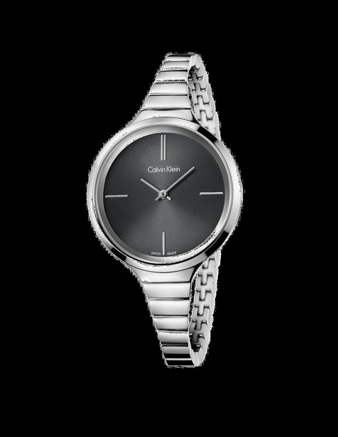 Montre Calvin Klein K4U23121 femme cadran noir bracelet acier inoxydable