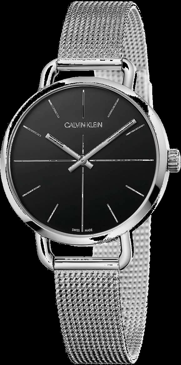 Montre Calvin Klein K7B23121 femme cadran noir bracelet acier inoxydable