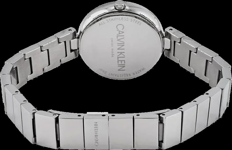 Montre Calvin Klein K8G23146 femme détail cadran argent