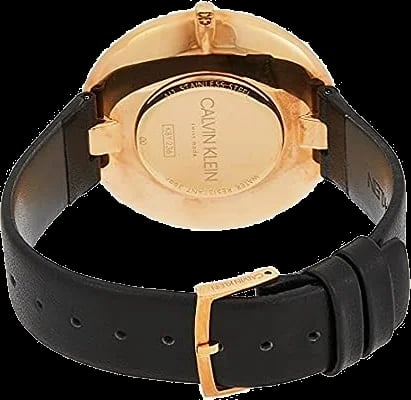 Montre Calvin Klein K8Y236C1 femme détail cadran noir