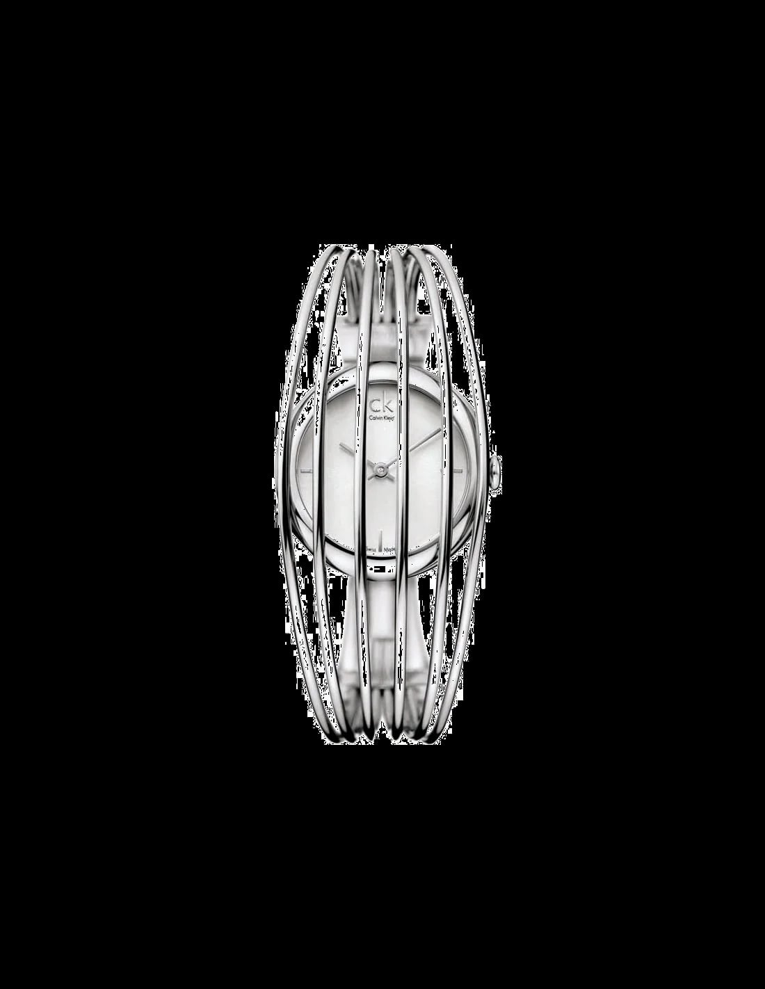 Montre Calvin Klein K9924120 femme cadran blanc bracelet acier inoxydable