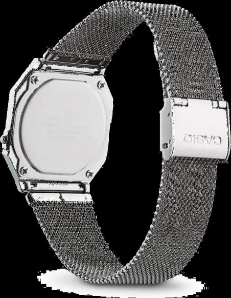 Montre Casio A700WEM-1A unisexe verso boîtier