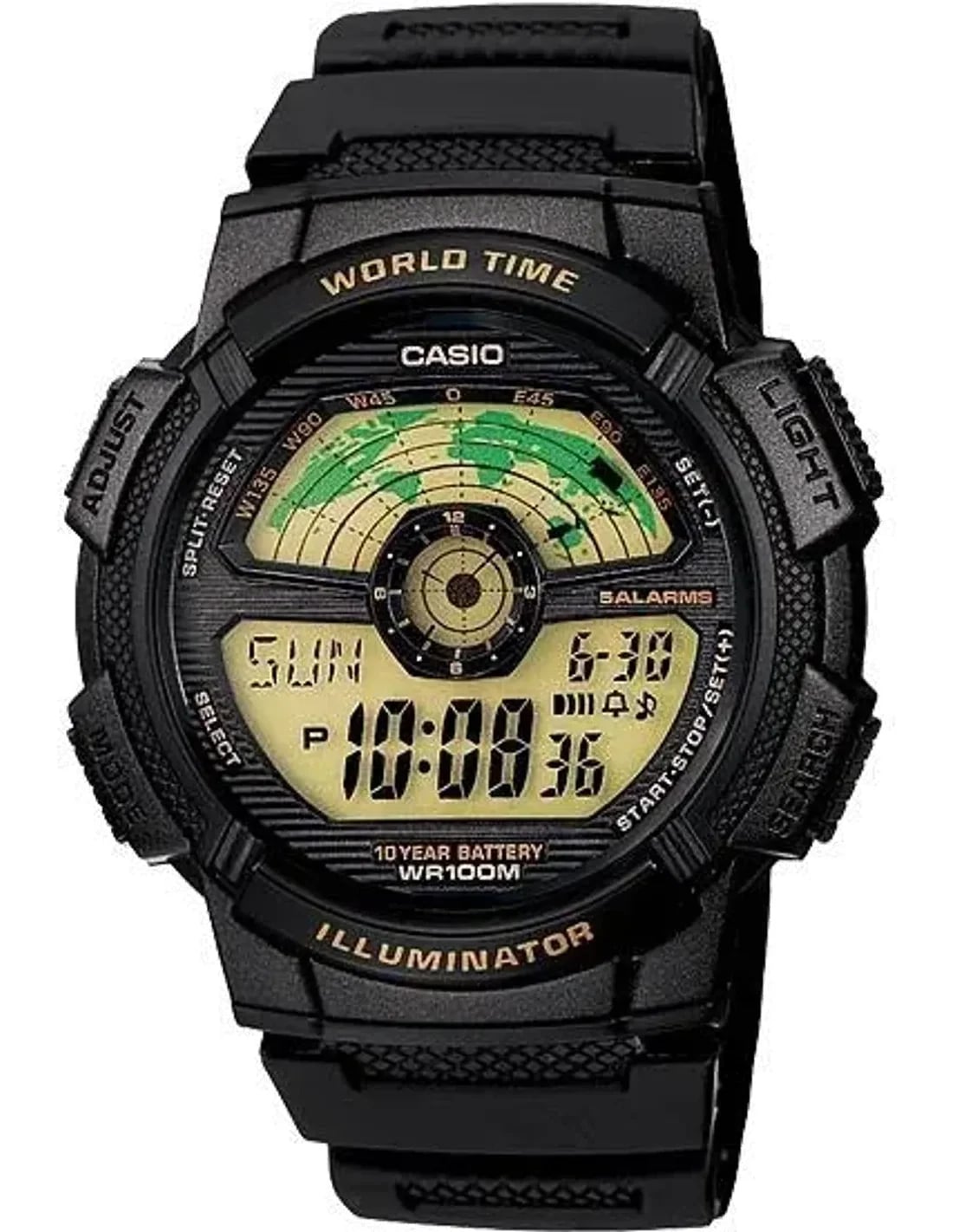 Montre Homme Casio AE-1100W-1BVEF Noir