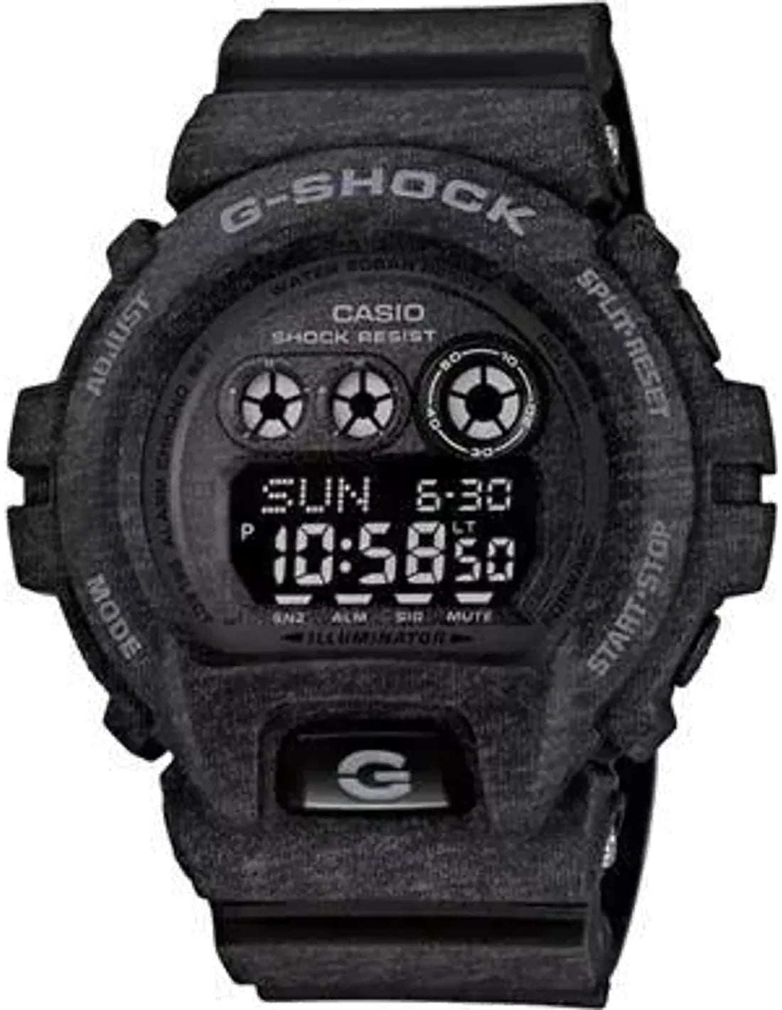 Montre Casio GD-X6900HT-1ER homme cadran noir bracelet résine