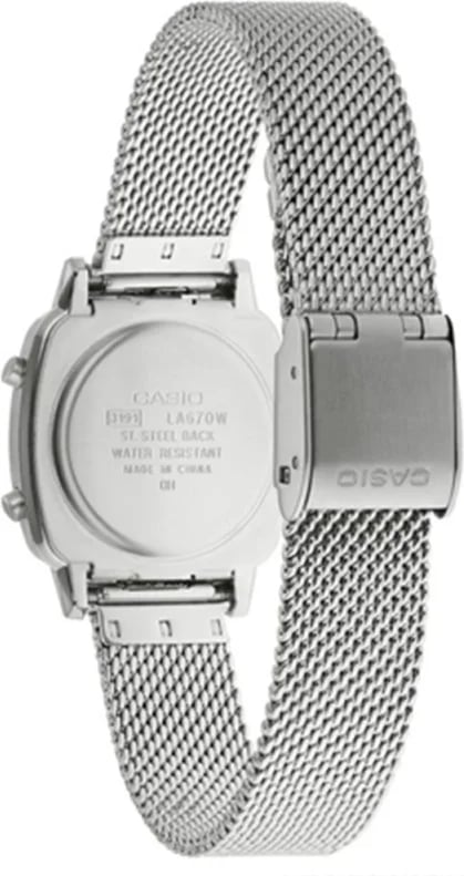 Montre Casio LA670WEM-7EF femme vue de profil