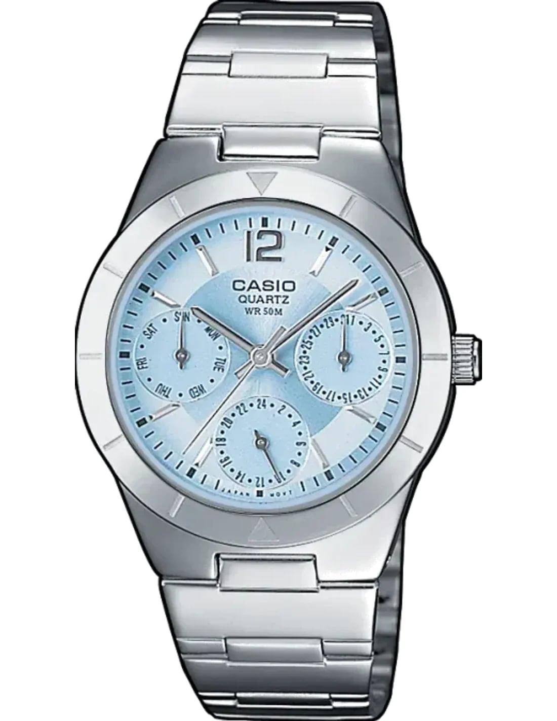 Montre Femme Casio LTP-2069D-2AVEF cadran bleu