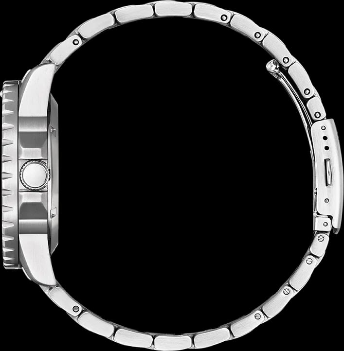 Montre Citizen NJ0121-89L homme verso boîtier argent
