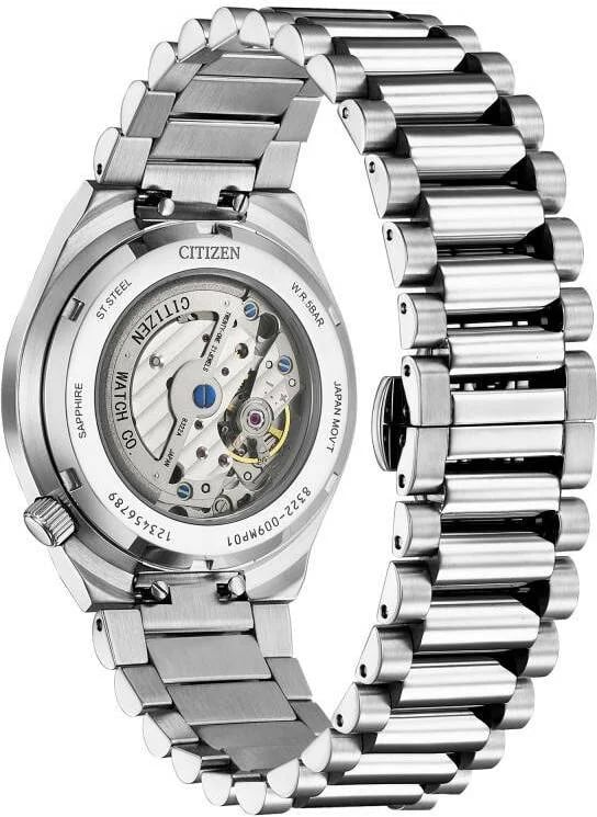 Montre Citizen NK5010-51X homme vue de profil