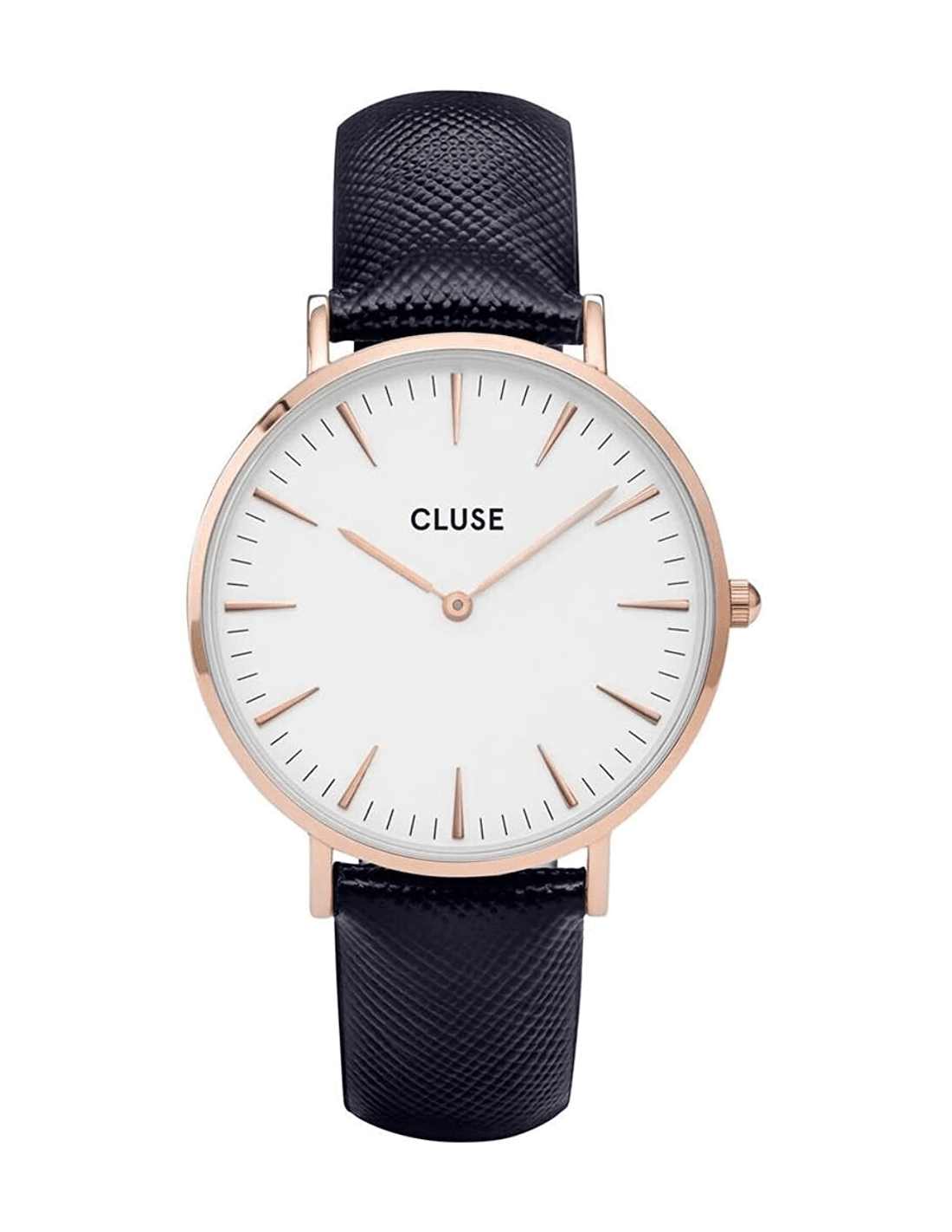 Montre Cluse CL18029 unisexe cadran blanc bracelet cuir