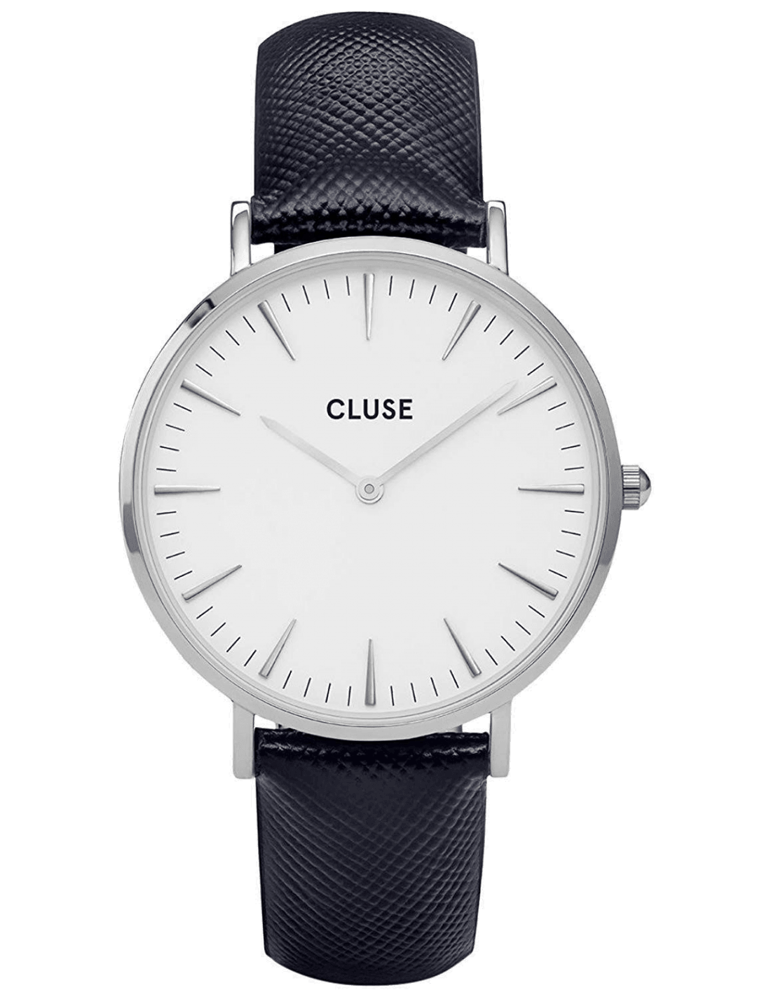 Montre Cluse CL18232 unisexe cadran blanc bracelet cuir