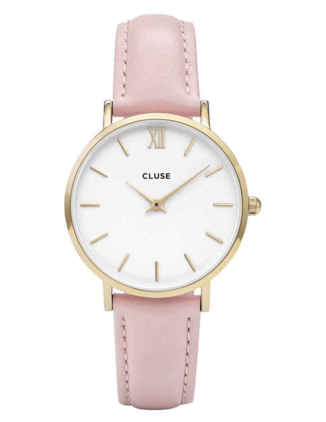 Montre Cluse CL30020 femme cadran blanc bracelet cuir