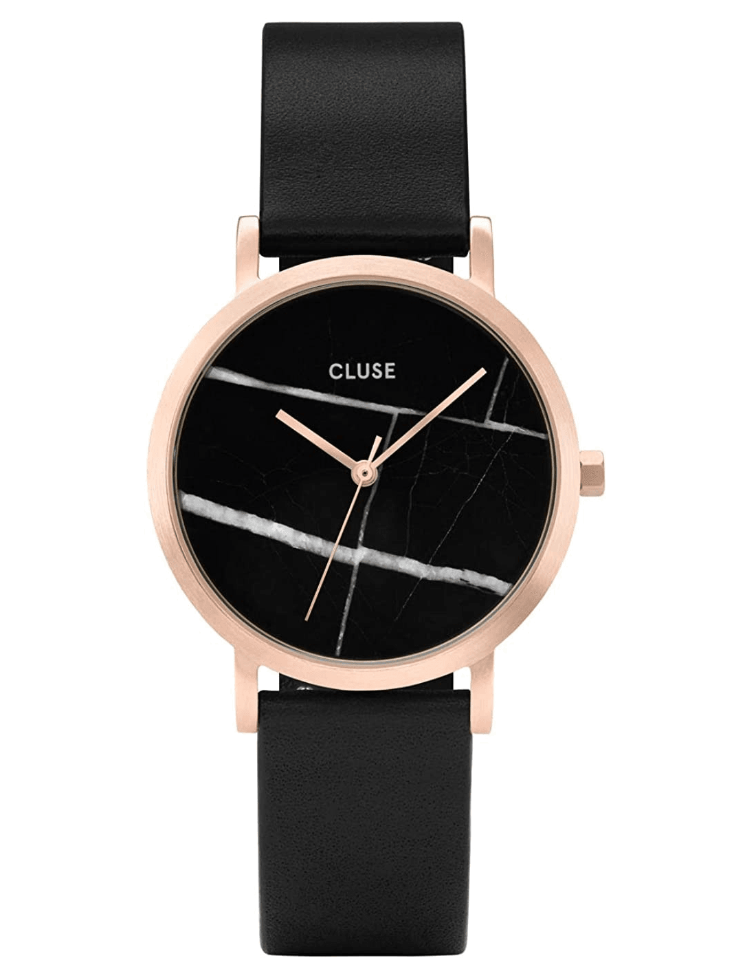 Montre Cluse CL40104 femme cadran noir bracelet cuir