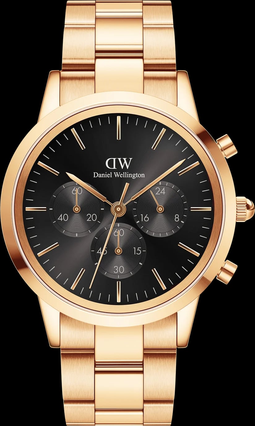 Bx-49 メディーバルデュークモン　ゴールドエッチング Daniel Wellington 109929 Men's 42mm Black Dial Watch | Montres Outlet