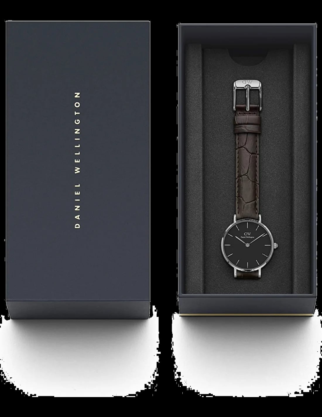 Montre Daniel Wellington DW00100238 femme verso boîtier argent