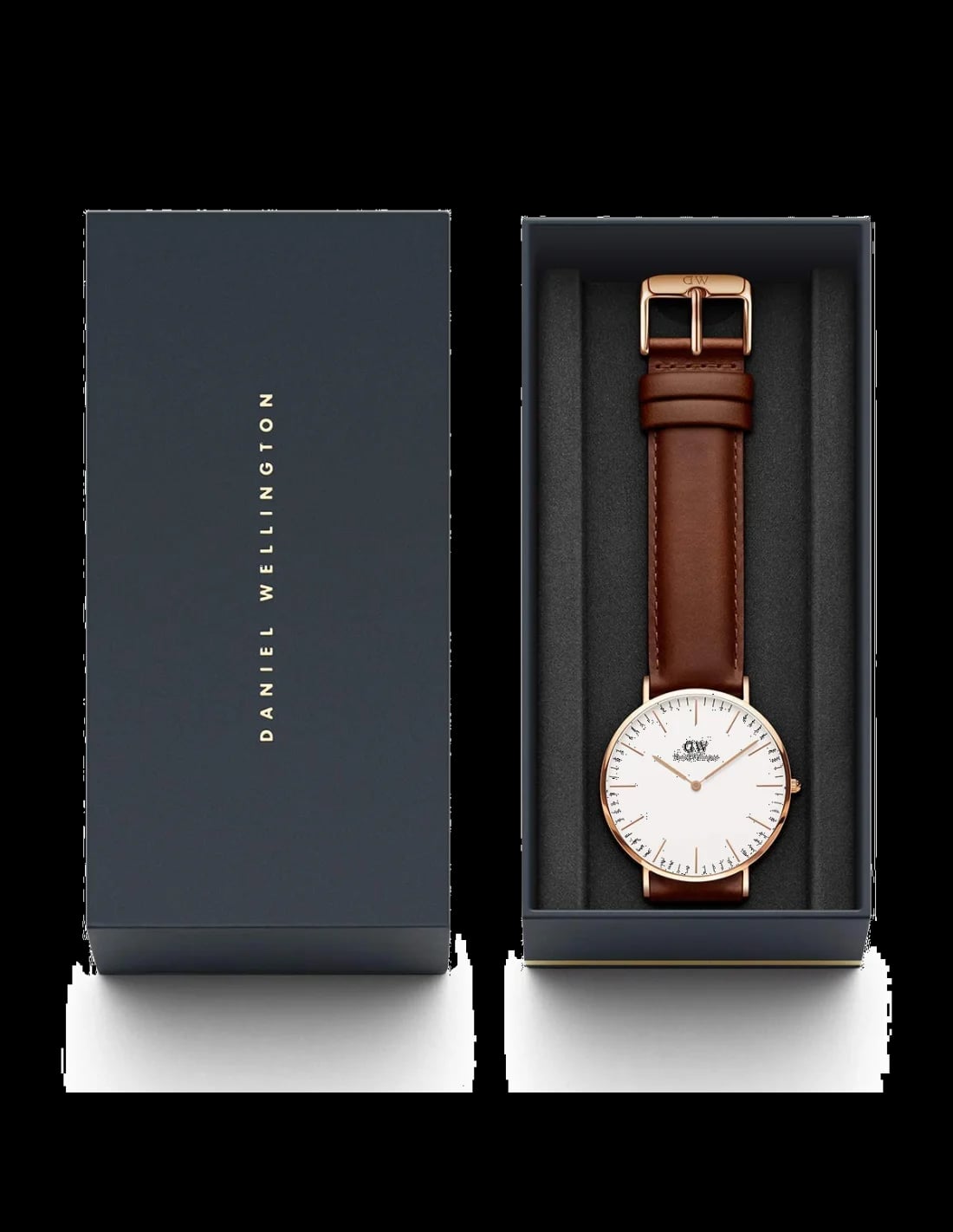Montre Daniel Wellington DW00100006 homme détail cadran blanc