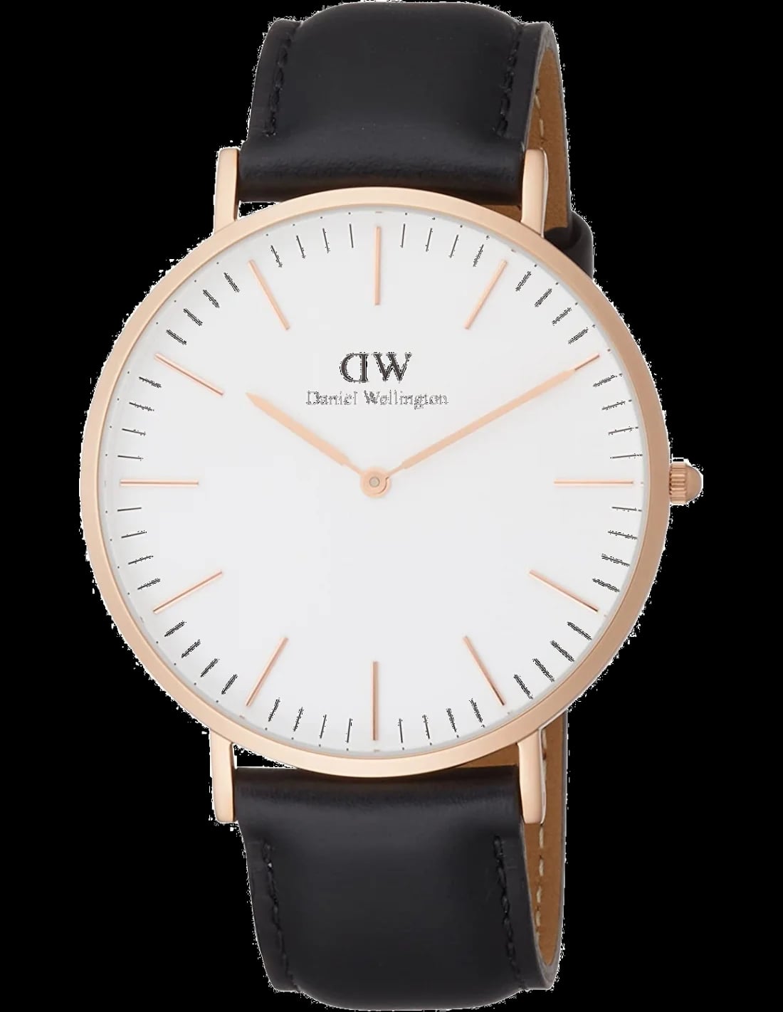 Montre Daniel Wellington DW00100007 homme cadran blanc bracelet cuir