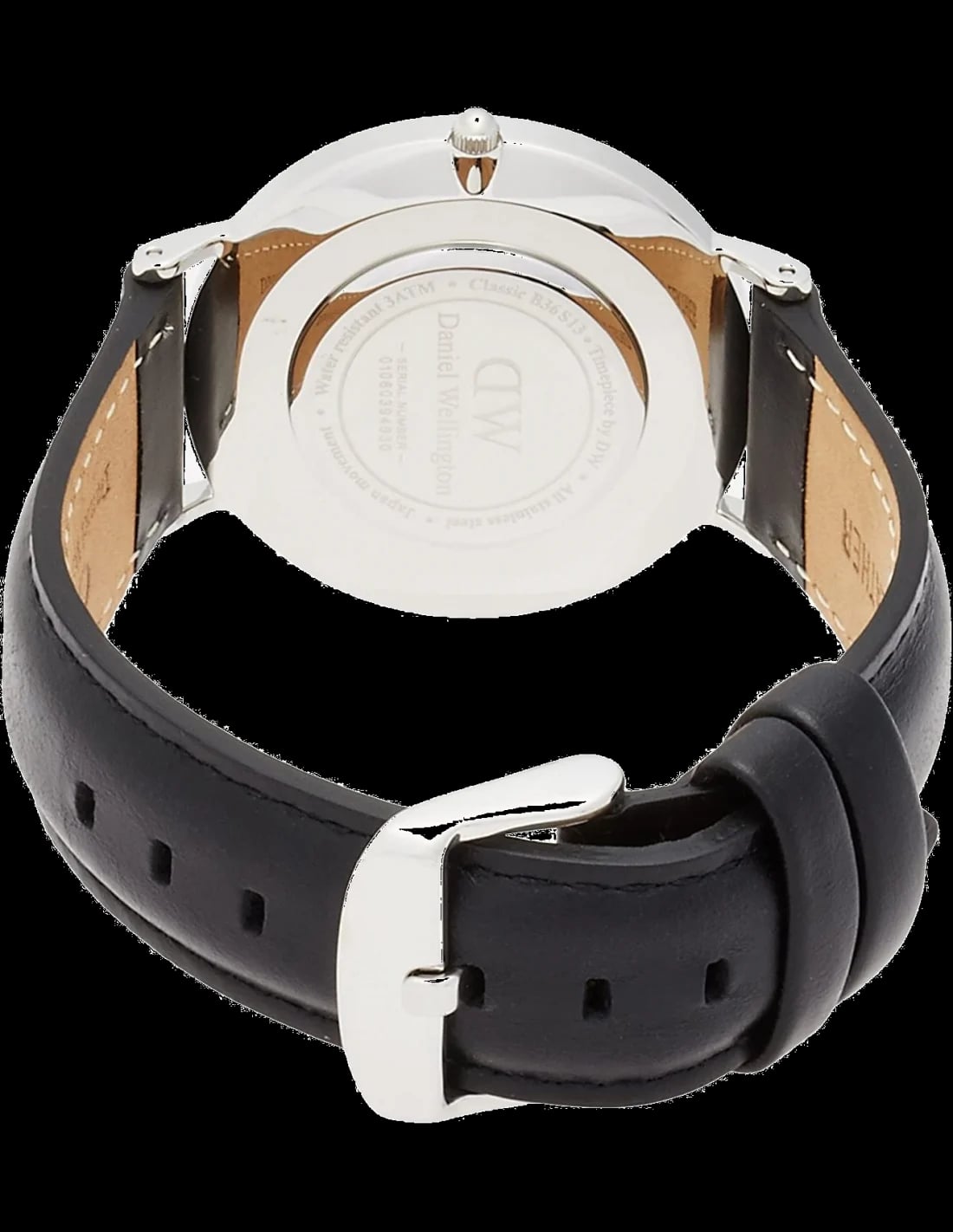Montre Daniel Wellington DW00100053 unisexe détail cadran blanc