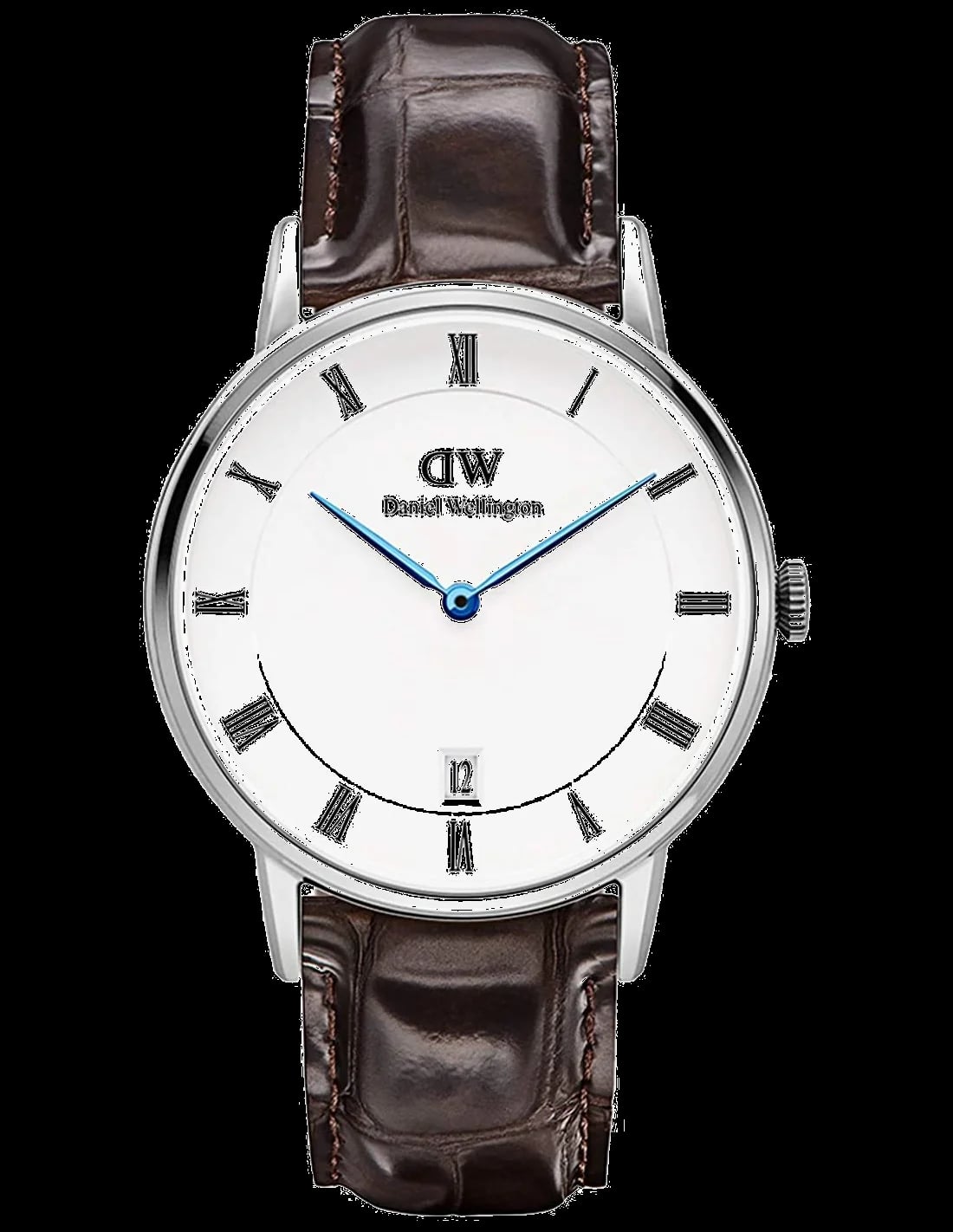 Montre Daniel Wellington DW00100097 unisexe cadran blanc bracelet cuir