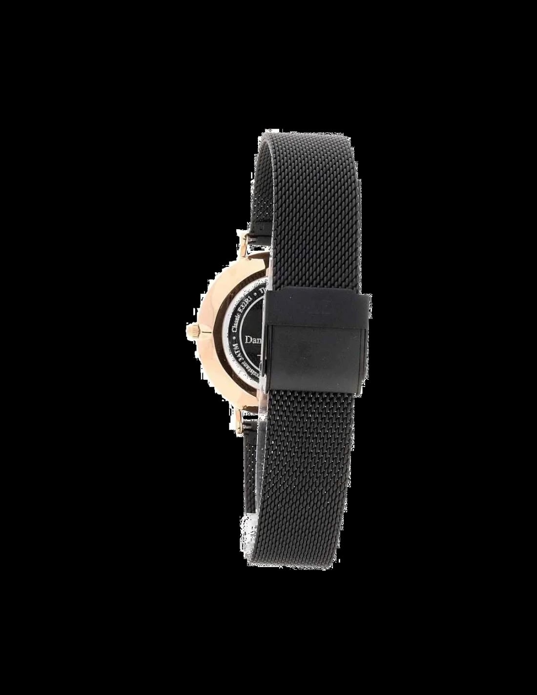Montre Daniel Wellington DW00100201 femme détail cadran noir