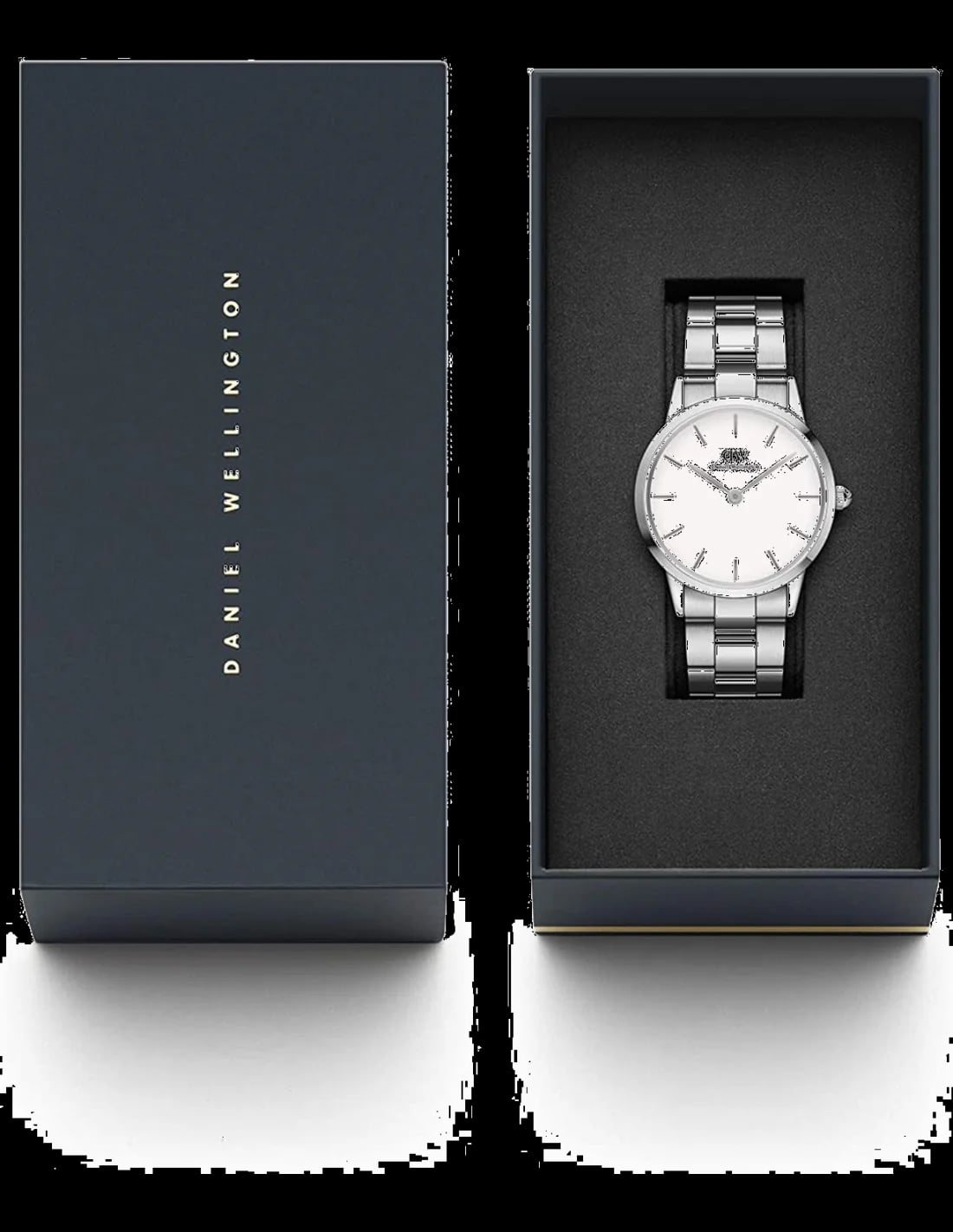 Montre Daniel Wellington DW00100203 femme détail bracelet acier inoxydable