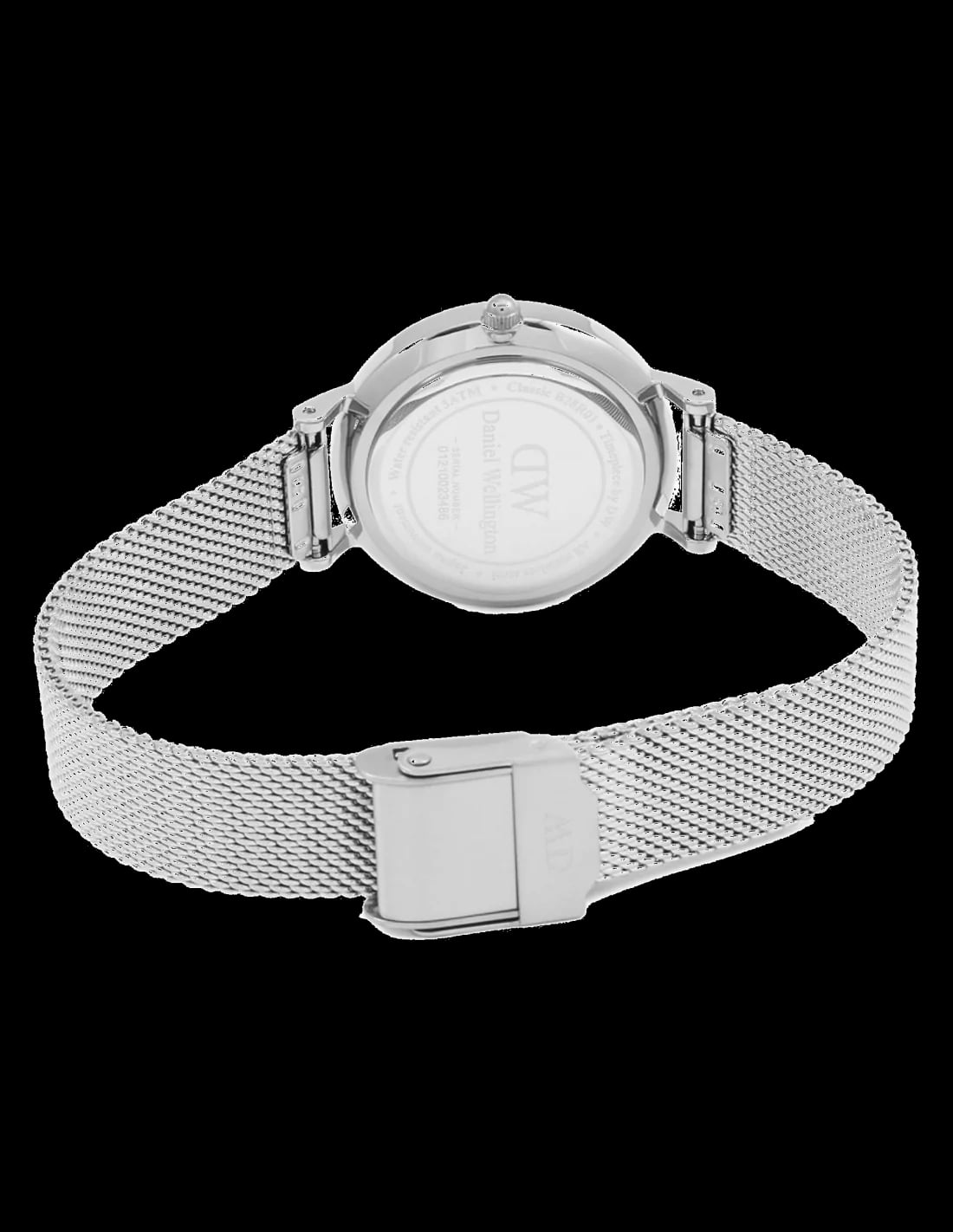 Montre Daniel Wellington DW00100220 femme détail cadran blanc