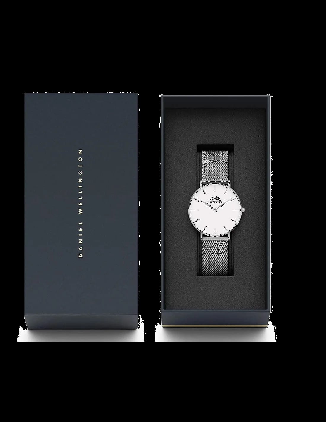 Montre Daniel Wellington DW00100306 femme détail cadran blanc